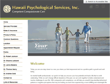 Tablet Screenshot of hawaiipsychologicalservices.com